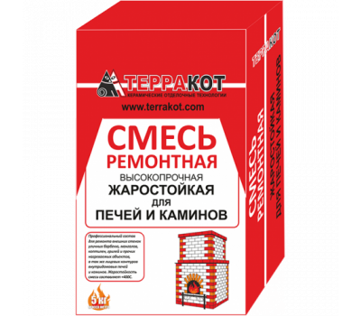 купить Смесь ремонтная Терракот жаростойкая,  3 кг от производителя Терракот по цене 122.00р.в нашем магазине в Москве 